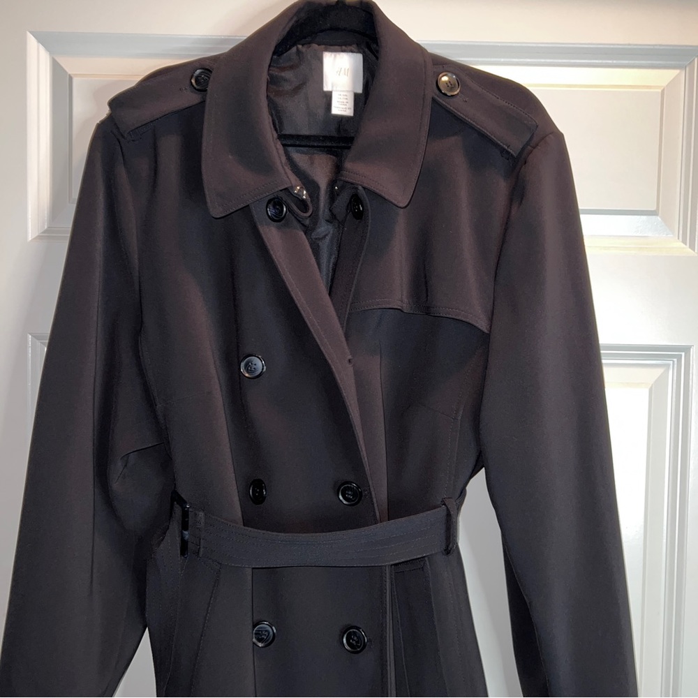 Black trench coat